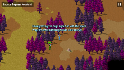 Emulate iPhone app Space Age: A Cosmic Adventure using MyAndroid