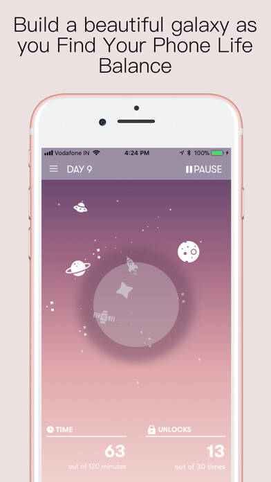 Emulate iPhone app SPACE - Break phone addiction using MyAndroid Emulate iPhone app SPACE - Break phone addiction using MyAndroid