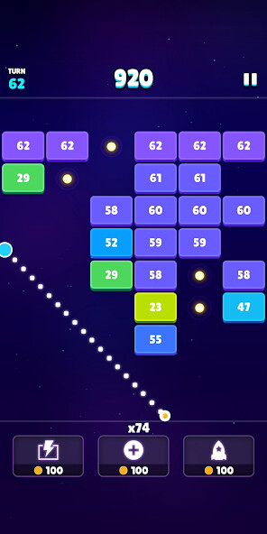 Run android online APK Space Brick Breaker from MyAndroid or emulate Space Brick Breaker using MyAndroid