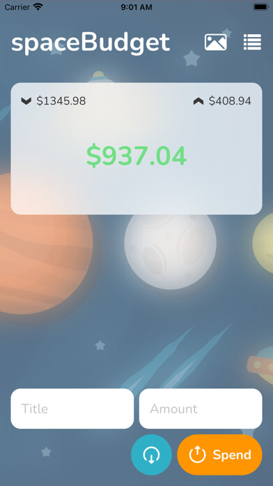 Emulate iPhone app spaceBudget using MyAndroid Emulate iPhone app spaceBudget using MyAndroid