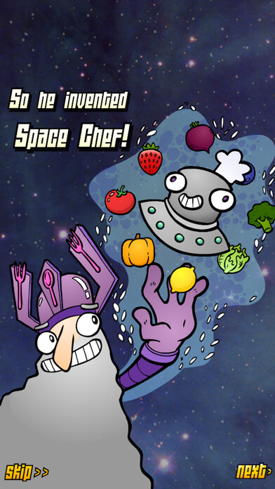 Emulate iPhone app Space Chef using MyAndroid