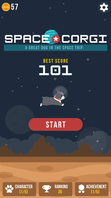 Emulate iPhone app Space Corgi using MyAndroid Emulate iPhone app Space Corgi using MyAndroid