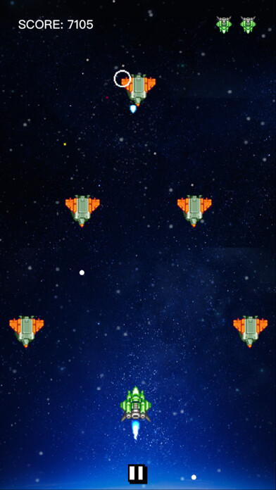 Emulate iPhone app Space Defender - Ultimate using MyAndroid