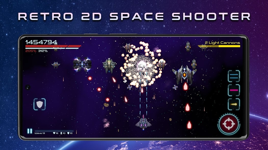 Emulate iPhone app Space: Defender Xtreme using MyAndroid