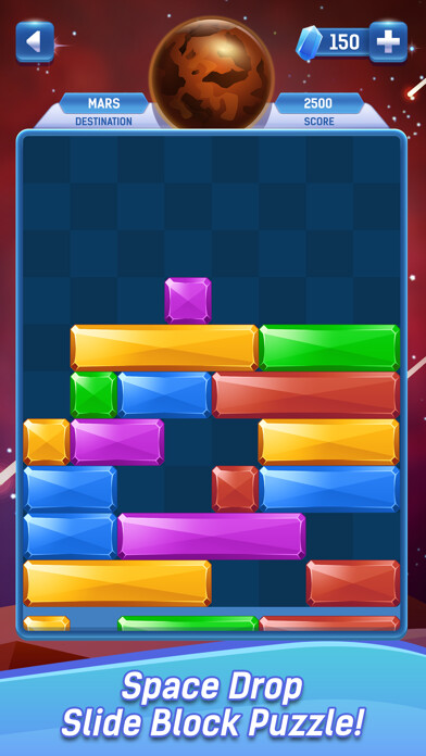 Emulate iPhone app Space Drop Slide Puzzle using MyAndroid Emulate iPhone app Space Drop Slide Puzzle using MyAndroid