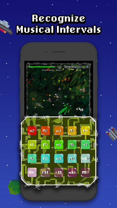 Emulate iPhone app SpaceEars - ear training game using MyAndroid Emulate iPhone app SpaceEars - ear training game using MyAndroid