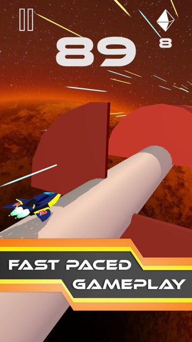 Emulate iPhone app Space Helix - Interstellar Run using MyAndroid