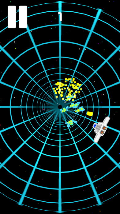 Emulate iPhone app Spaceholes - Arcade Watch Game using MyAndroid