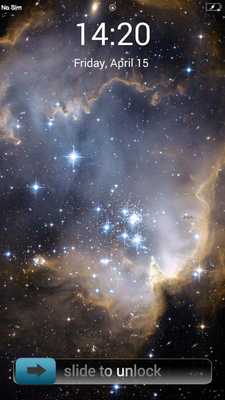 Emulate Android APK Space Locker Theme