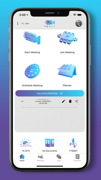 Emulate iPhone app Space Meet using MyAndroid Emulate iPhone app Space Meet using MyAndroid