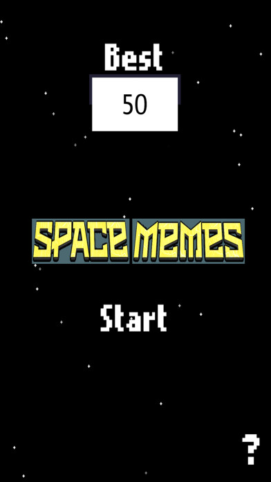 Emulate iPhone app Space Memes using MyAndroid