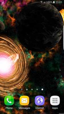 Emulate Android APK Space Parallax Wallpapers