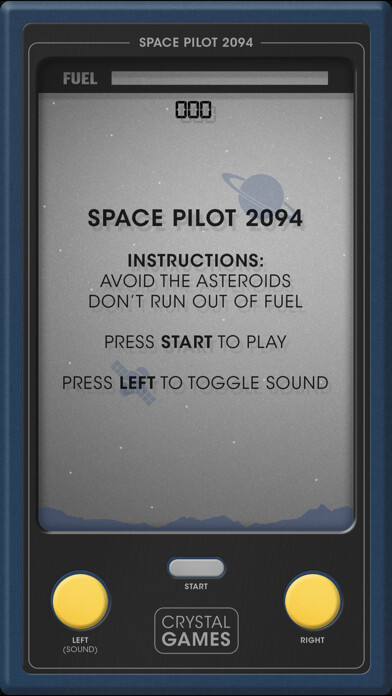 Emulate iPhone app Space Pilot 2094 using MyAndroid