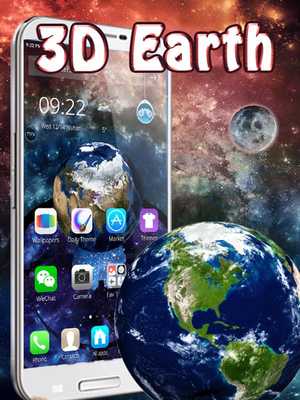 Emulate Android APK Space Planet 3D Earth Theme