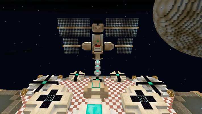 Emulate Android APK Space PvP map for Minecraft