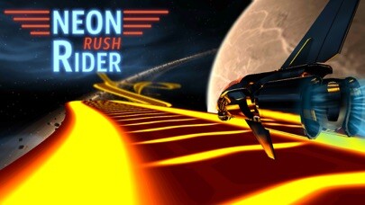 Emulate iPhone app Space Rush Rider 3D using MyAndroid