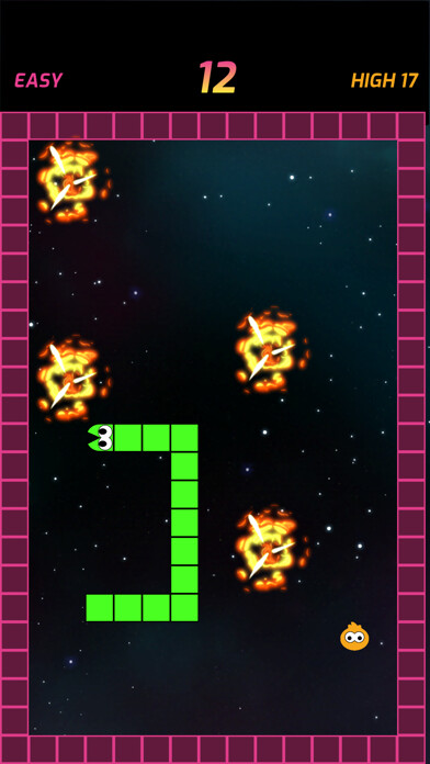 Emulate iPhone app Space Serpent using MyAndroid Emulate iPhone app Space Serpent using MyAndroid