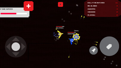 Emulate iPhone app spaceship pixel.io using MyAndroid