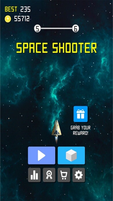 Emulate iPhone app Space Shooter Endless Games using MyAndroid