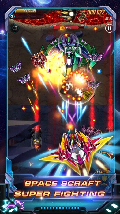 Emulate iPhone app Space Squadron: Galaxy Shooter using MyAndroid
