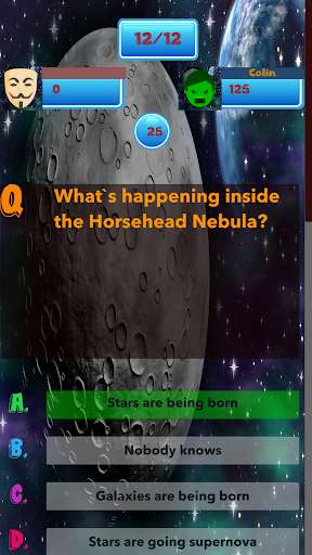Run android online APK Space Test Quiz from MyAndroid or emulate Space Test Quiz using MyAndroid