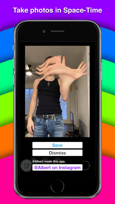 Emulate iPhone app Spacetime Camera using MyAndroid