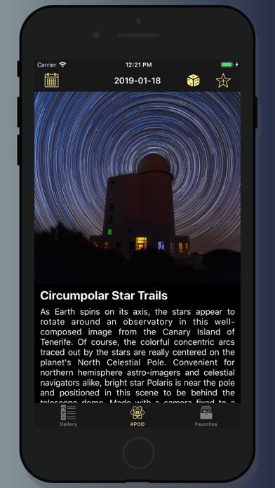 Emulate iPhone app SpaceView using MyAndroid