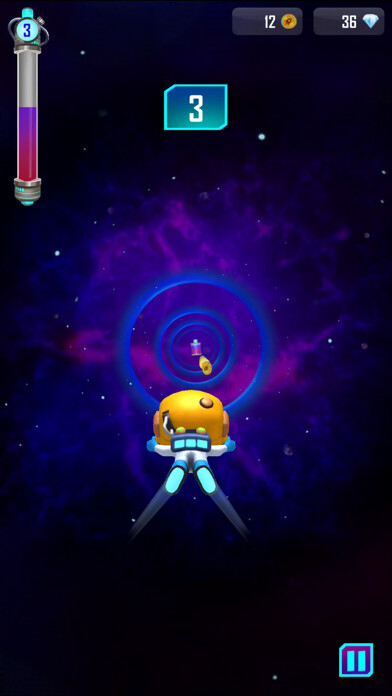 Emulate iPhone app Space Vortex: Space Adventure using MyAndroid