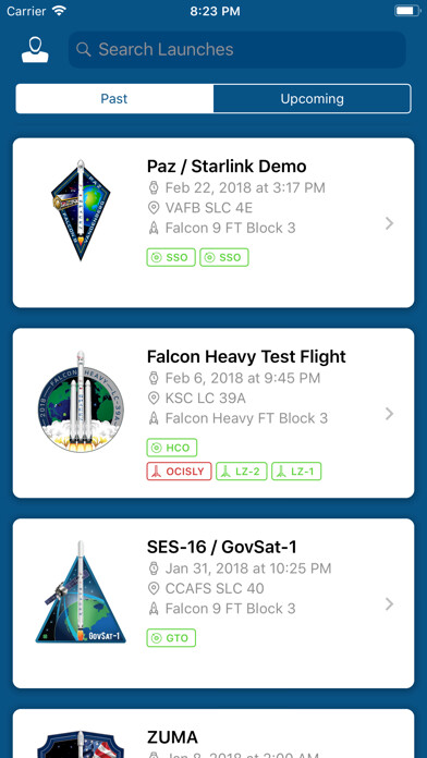 Emulate iPhone app SpaceXPedia using MyAndroid Emulate iPhone app SpaceXPedia using MyAndroid