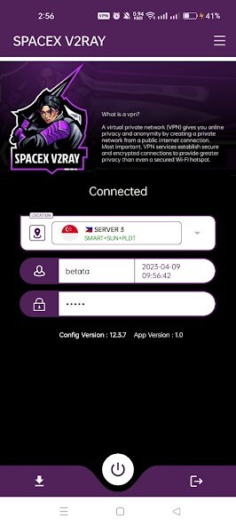 Emulate SPACEX V2RAY from MyAndroid or run SPACEX V2RAY using MyAndroid