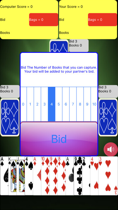Emulate iPhone app Spades Boss UP using MyAndroid