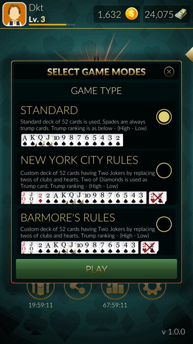 Emulate iPhone app Spades Kings using MyAndroid