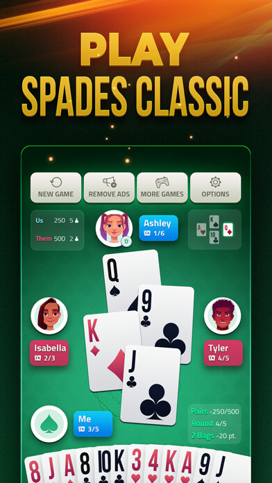 Run android online APK Spades Offline Card Game from MyAndroid or emulate Spades Offline Card Game using MyAndroid