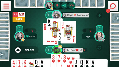 Emulate iPhone app Spades - Online using MyAndroid