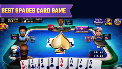 Emulate iPhone app Spades Royale - Card Game using MyAndroid