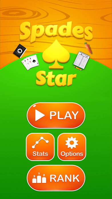 Emulate iPhone app Spades Star : Card Game using MyAndroid