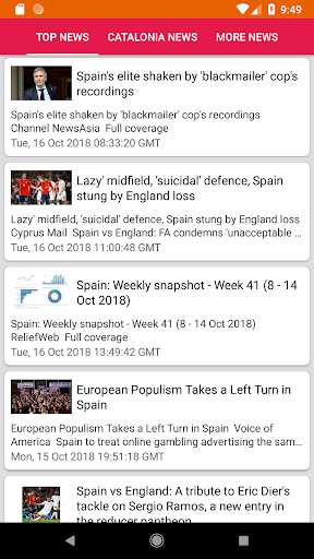Run android online APK Spain News in English by NewsSurge from MyAndroid or emulate Spain News in English by NewsSurge using MyAndroid Run android online APK Spain News in English by NewsSurge from MyAndroid or emulate Spain News in English by NewsSurge using MyAndroid