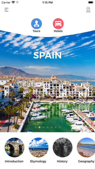 Emulate iPhone app Spain Travel Guide Offline using MyAndroid Emulate iPhone app Spain Travel Guide Offline using MyAndroid