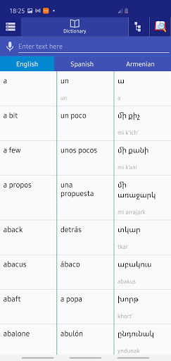 Run android online APK Spanish Armenian Dictionary from MyAndroid or emulate Spanish Armenian Dictionary using MyAndroid