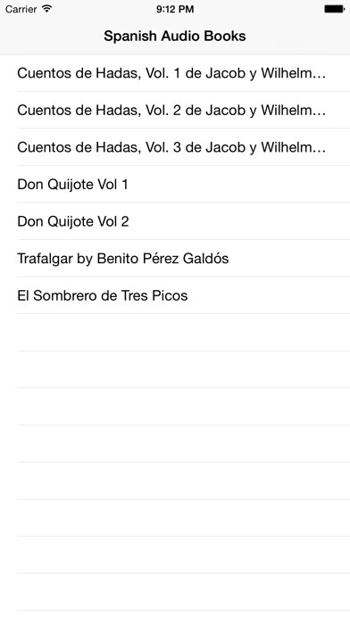 Emulate iPhone app Spanish Audio Books using MyAndroid Emulate iPhone app Spanish Audio Books using MyAndroid
