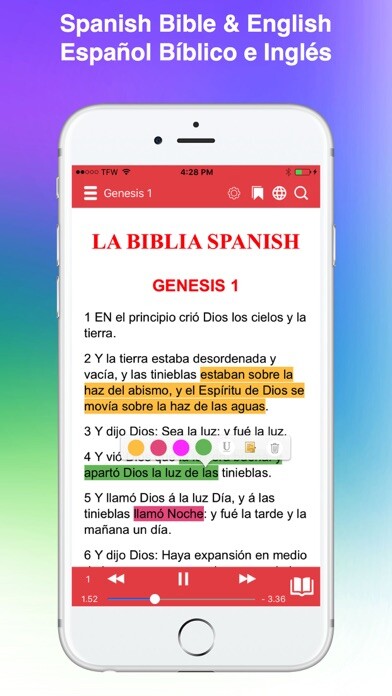 Emulate iPhone app Spanish Bible Español Audio using MyAndroid Emulate iPhone app Spanish Bible Español Audio using MyAndroid
