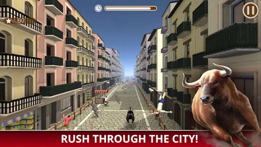 Run android online APK Spanish Bull Fight 3D - Runner With Animals from MyAndroid or emulate Spanish Bull Fight 3D - Runner With Animals using MyAndroid