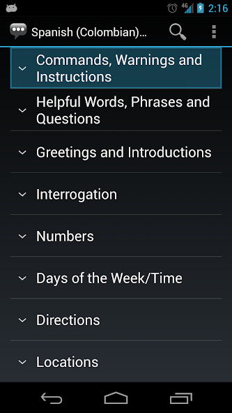 Run android online APK Spanish-Colombia Basic Phrases from MyAndroid or emulate Spanish-Colombia Basic Phrases using MyAndroid Run android online APK Spanish-Colombia Basic Phrases from MyAndroid or emulate Spanish-Colombia Basic Phrases using MyAndroid