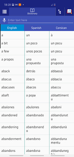 Run android online APK Spanish Corsican Dictionary from MyAndroid or emulate Spanish Corsican Dictionary using MyAndroid