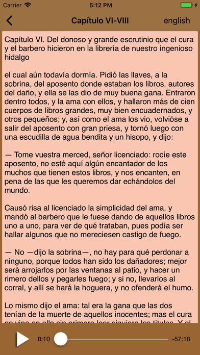 Emulate iPhone app Spanish Dual Text and Audio using MyAndroid Emulate iPhone app Spanish Dual Text and Audio using MyAndroid