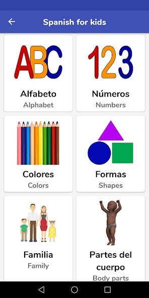 Run android online APK Spanish For Kids from MyAndroid or emulate Spanish For Kids using MyAndroid Run android online APK Spanish For Kids from MyAndroid or emulate Spanish For Kids using MyAndroid