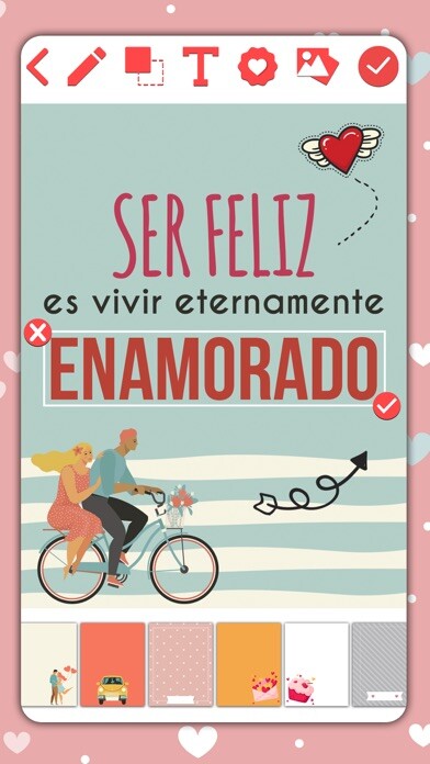 Emulate iPhone app Spanish Love Quotes using MyAndroid Emulate iPhone app Spanish Love Quotes using MyAndroid