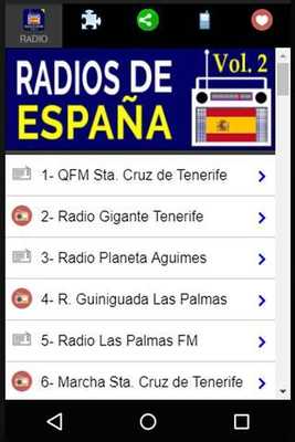 Emulate Android APK Spanish Radio FM Vol2 - Spanish Radio Stations