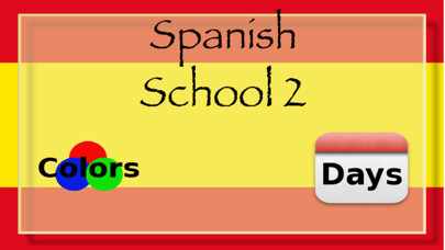 Emulate iPhone app Spanish School 2 -Days & Color using MyAndroid