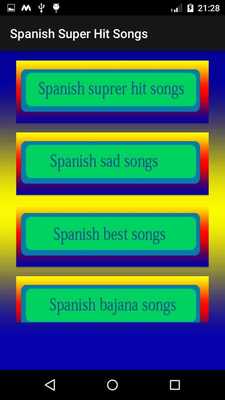 Emulate Android APK Spanish Super Hit Songs